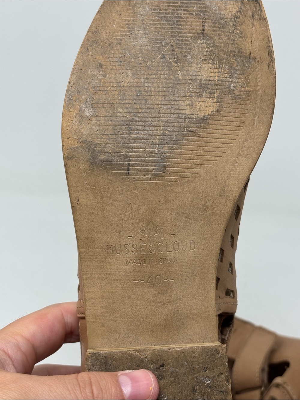 Musse & Cloud leather caila perforated booties size 40 (9-9.5) - Picture 10 of 15